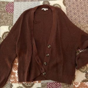 American Eagle Poet Sleeve Cardigan